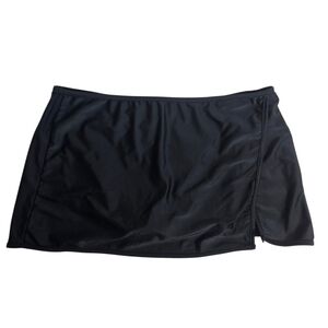 Time and Tru Black Swim Skirt Beach Pool  Size Large 12 - 14
